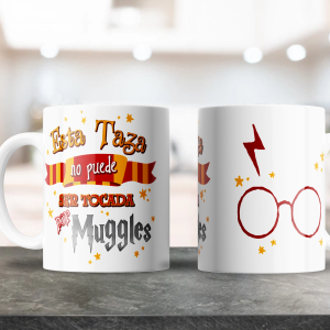 TAZA MOCKUP Harry Potter_11_No puede ser tocada por Muggles
