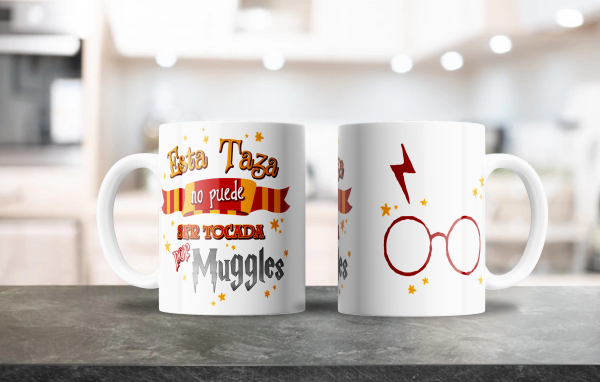 TAZA MOCKUP Harry Potter_11_No puede ser tocada por Muggles