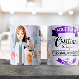 TAZA MOCKUP PROFESIONES MEDICINA_Otorrinolaringologa
