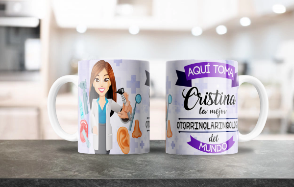 TAZA MOCKUP PROFESIONES MEDICINA_Otorrinolaringologa